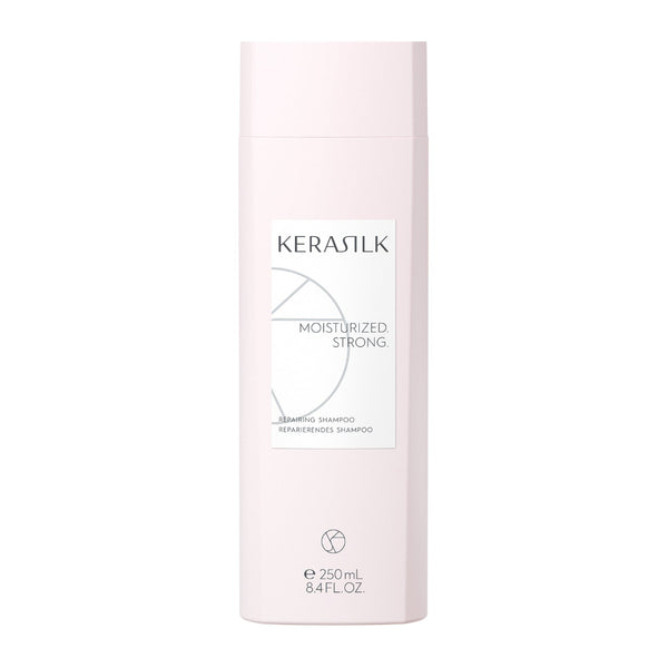 Kerasilk shampoo bottle on a white background