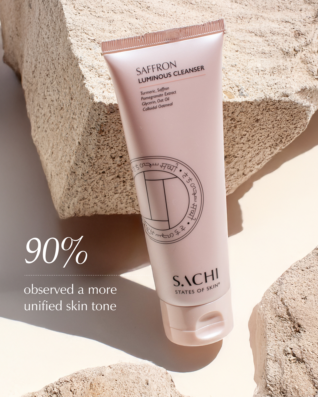 Sachi Skin Saffron Luminous Cleanser 120ml