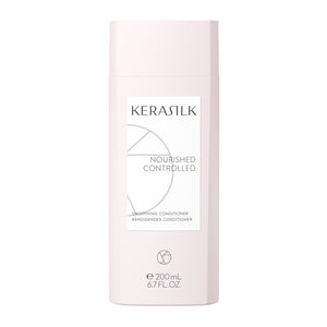 Kerasilk conditioner bottle on a white background