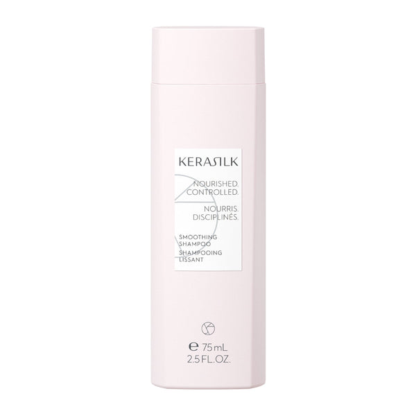 Kerasilk shampoo bottle on a white background
