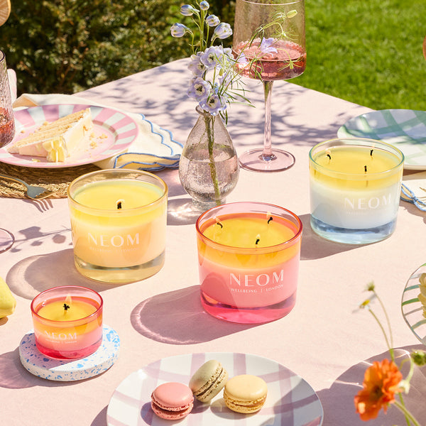 NEOM Energy Burst 3 Wick Candle - Spearmint, Rosemary & Eucalyptus 420g