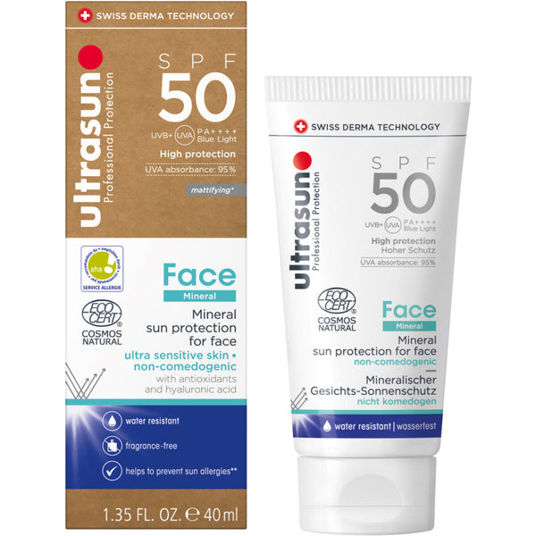Ultrasun Mineral Face SPF 50 40ml