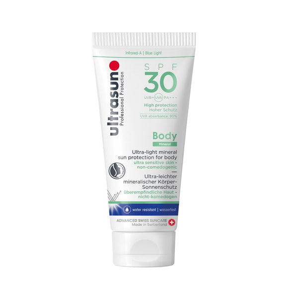 White Ultrasun Body Mineral SPF 30 tube