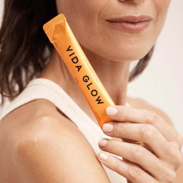 Vida Glow Natural Marine Collagen Supplement Sachets - Mango