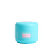 A small round turquoise blue jar of Hair & Skin Rescue Hair Mask by Hair & Skin Expert, set against a clean white background with a soft reflection below.