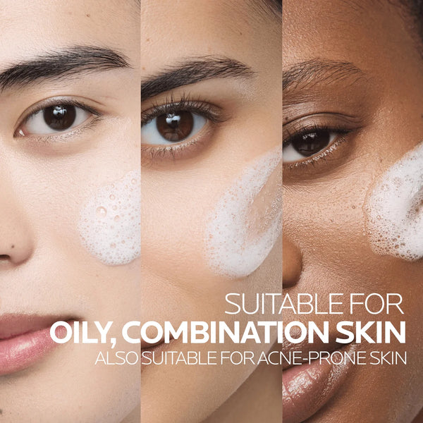 La Roche-Posay Effaclar Supramolecular Face Jelly Cleanser for Oily Skin & Visible Pores, with Salicylic Acid & Niacinamide 400ml