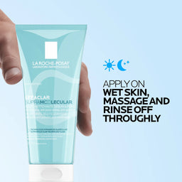 La Roche-Posay Effaclar Supramolecular Face Jelly Cleanser for Oily Skin & Visible Pores, with Salicylic Acid & Niacinamide 200ml