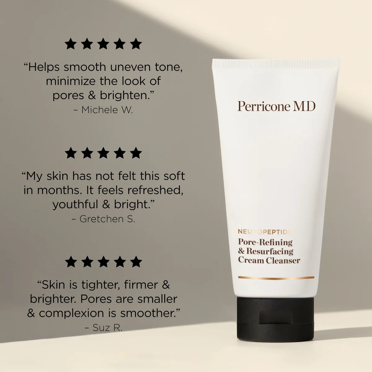 Perricone MD Neuropeptide Pore-Refining & Resurfacing Cream Cleanser 6 OZ
