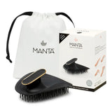 Manta Healthy Hair & Scalp Brush Black