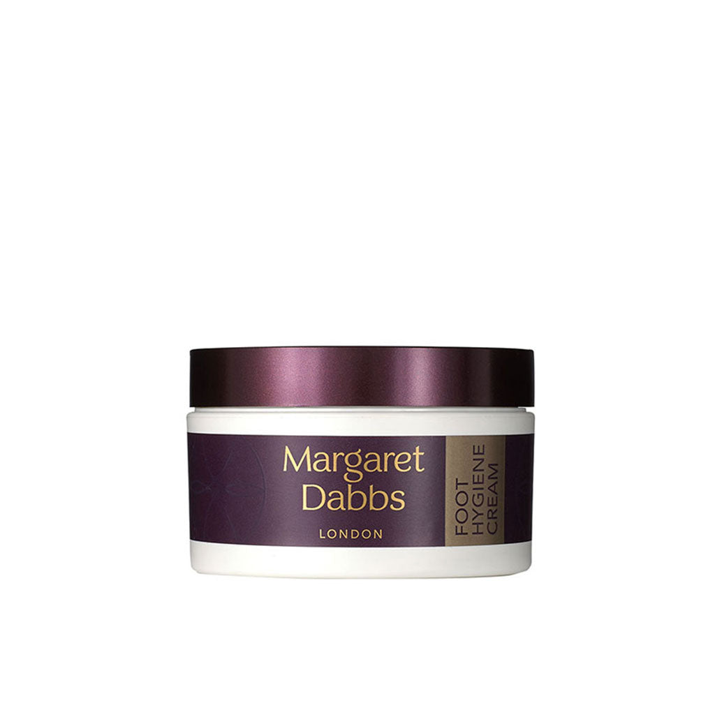 Jar of Margaret Dabbs Foot Cream on a white background