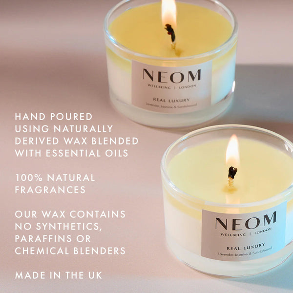 NEOM Wellbeing Candle Trio