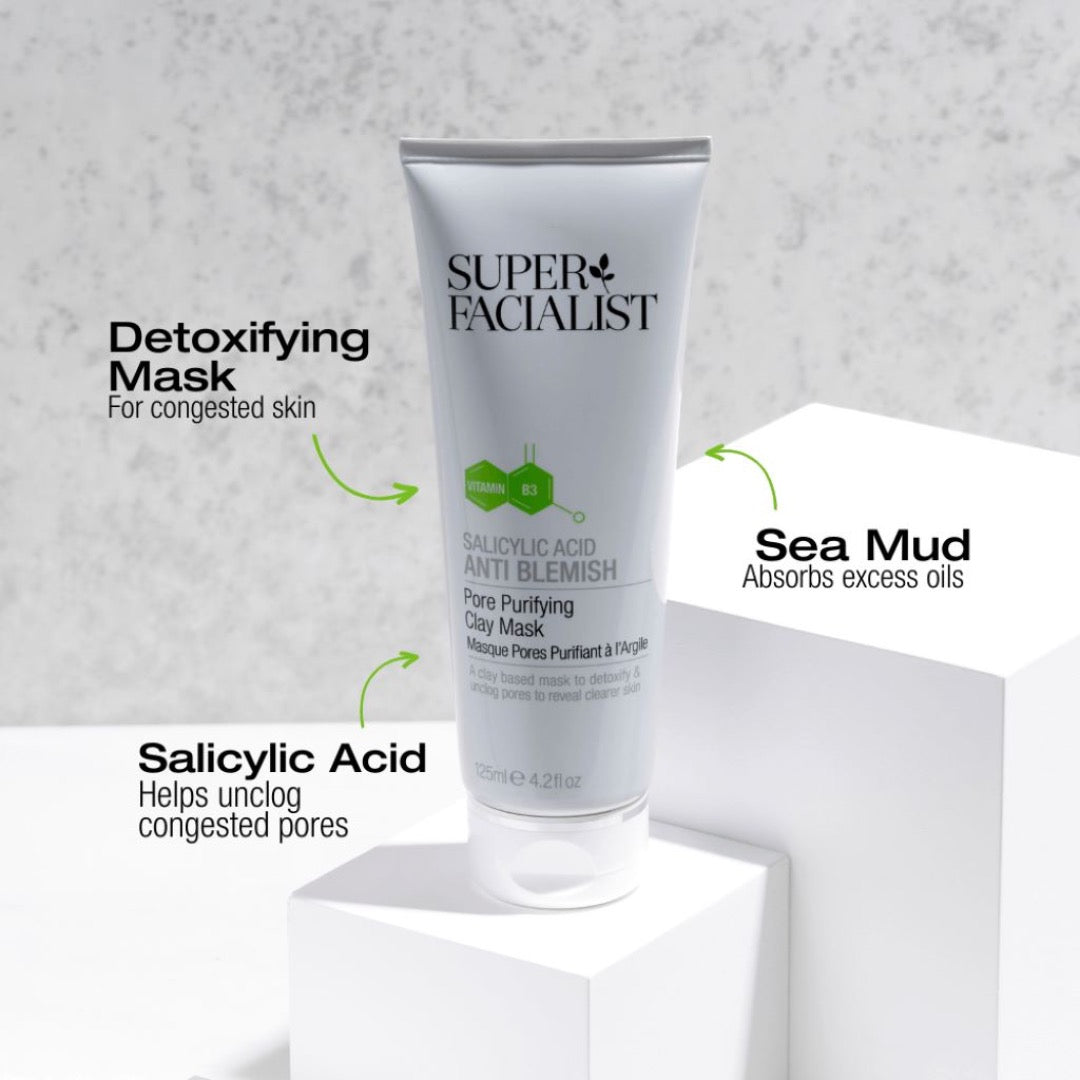 Super Facialst Salicylic Acid Anti Blemish Purifying Clay Mask ingredients