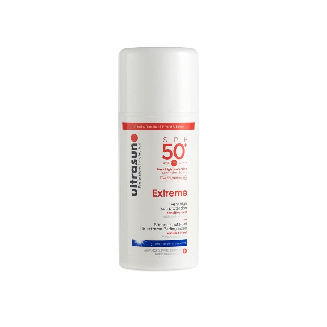 White Ultrasun Extreme Sunscreen SPF 50+ 100ml bottle