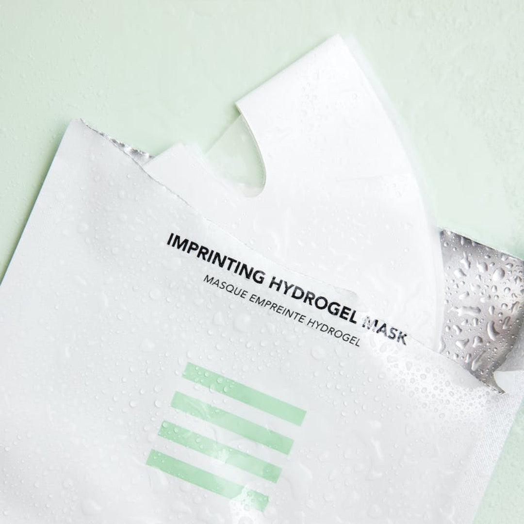 a mask sticking out from its packaging 