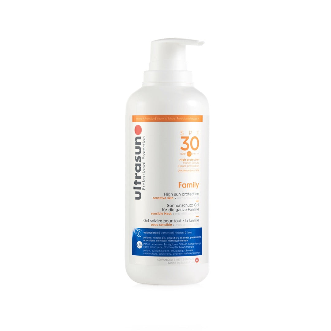 White Ultrasun Family SPF 30 400ml bottle