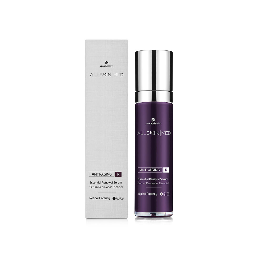 ALLSKIN MED R Essential Renewal Serum with box