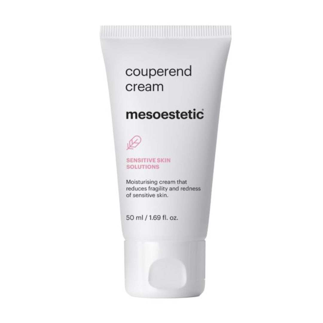 A single tube of mesoestetic Couperend Maintenance Cream
