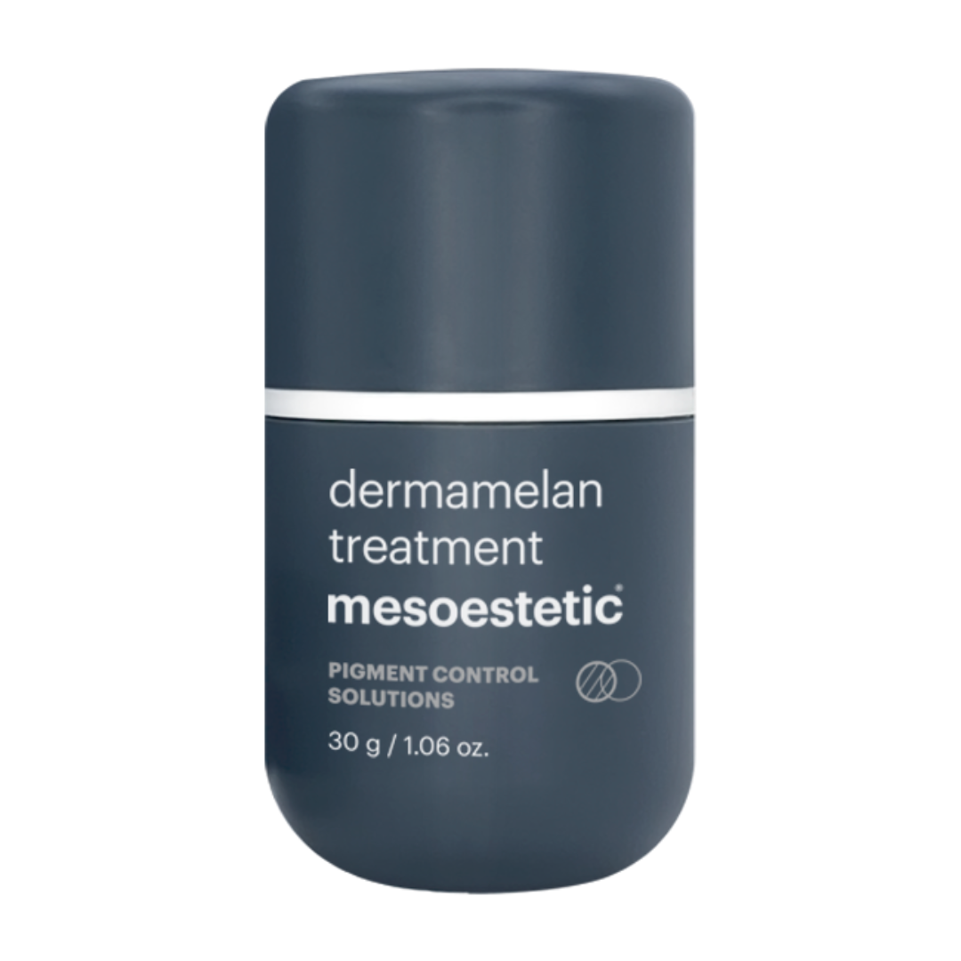 A tub of mesoestetic Dermamelan Treatment Cream